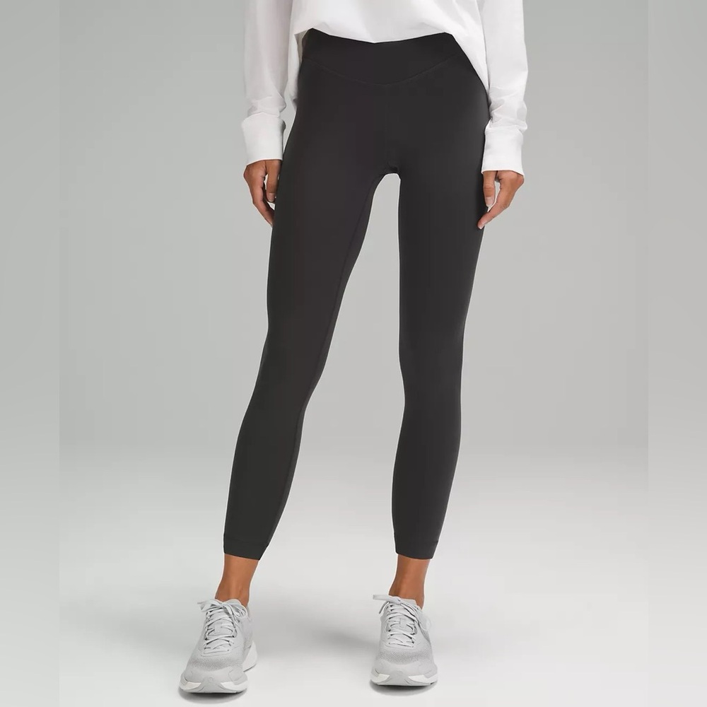 Graphite Grey Lululemon Wunder Under SmoothCover High Rise Leggings Size 6 25”